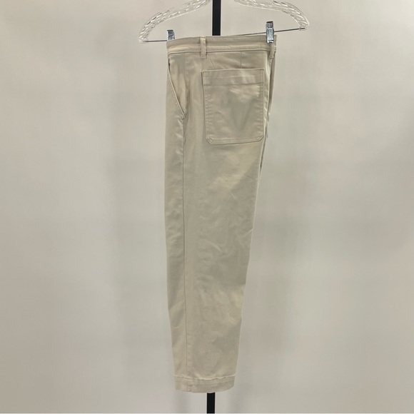 Everlane Straight Leg Cropped Jeans 8 Beige - Picture 10 of 13